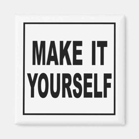 Maak het zelf aangepaste magneten (Voorkant)