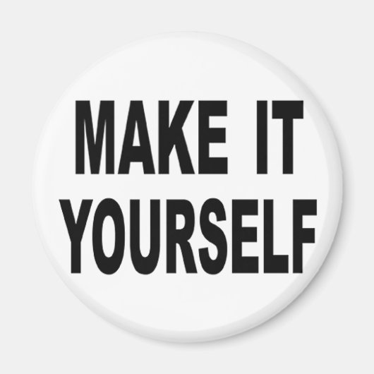 Maak het zelf aangepaste ronde magneten (Voorkant)