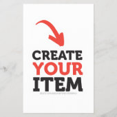 MAAK-HET-ZELF DIY Aangepast ontwerp uploaden Flyer (Achterkant)