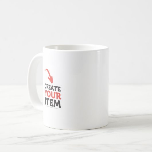 MAAK-HET-ZELF DIY Eigen ontwerp uploaden Koffiemok (Voorkant links)