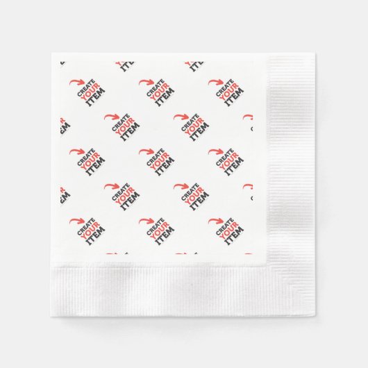 MAAK-HET-ZELF DIY Eigen ontwerp uploaden Servet (Voorkant)