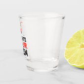 MAAK-HET-ZELF DIY Eigen ontwerp uploaden Shot Glas (Rechts)