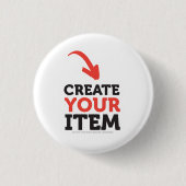 MAAK-HET-ZELF doe-het-zelf Ontwerp upload je eigen Ronde Button 3,2 Cm (Voorkant)