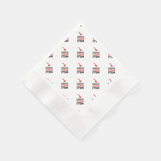 MAAK-HET-ZELF Doe-het-zelf Ontwerp upload je eigen Servet (Hoek)