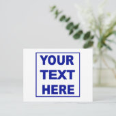 Maak het zelf eigen Briefkaarten (Staand voorkant)