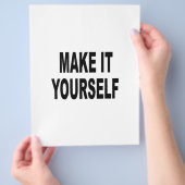 Maak het zelf Flyer (Hand)