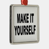 Maak het zelf metalen ornament (Rechts)