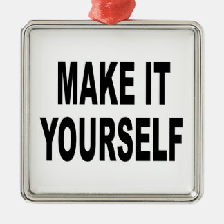 Maak het zelf metalen ornament