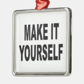 Maak het zelf metalen ornament (Links)