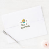Maak het zinvol ronde sticker (Envelop)
