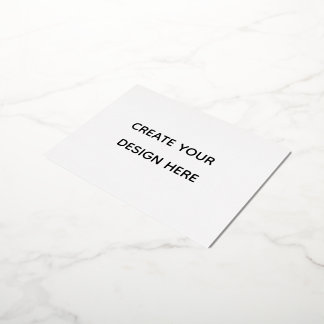 Maak hier je ontwerp voeg je tekst logo haas toe folie uitnodiging briefkaart