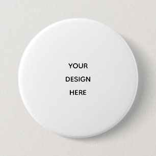 Maak hier je ontwerp voeg je tekst logo toe ronde button 7,6 cm