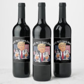 Maak huisdieren weer veilig Red onze huisdieren St Wijn Etiket (Flessen)