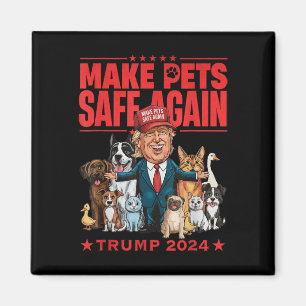 Maak huisdieren weer veilig Trump 2024 Red onze hu Magneet
