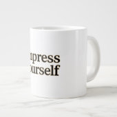 Maak indruk op jezelf extra grote beker (Voorkant rechts)