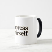 Maak indruk op jezelf magische mok (Voorkant rechts)