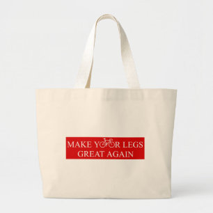Maak je benen weer geweldig grote tote bag