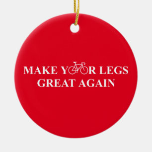 Maak je benen weer geweldig keramisch ornament