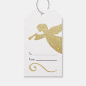 Maak Je Egen Fonkelende Gouden Engel Cadeaulabel (Voorkant)
