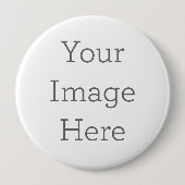 Ronde button, Extra groot, 10,2 cm (Voorkant)