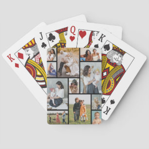 Maak je eigen 11 foto collage pokerkaarten