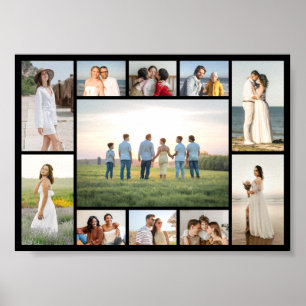 Maak Je Eigen 11 Foto Collage Poster