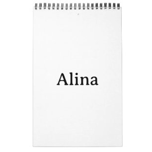 Maak je eigen 11" x 7" enkele pagina kleine zwarte kalender