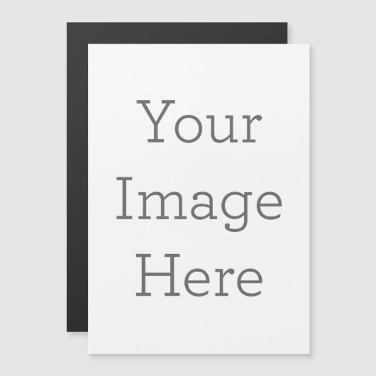 12,7  x 17,8 cm Magnetische kaart (Voorkant / Achterkant)