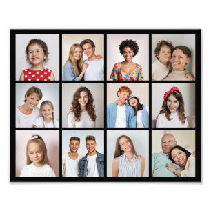 Maak Je Eigen 12 Foto Collage Foto Vergroting Afdruk