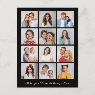 Maak Je Eigen 12 Foto Collage Voeg Je Groet Toe Briefkaart