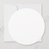 Enkele uitnodiging, Maat: 13,3 x 13,3 cm, Papier: Signature Mat, Enveloppen: Wit (Achterkant)