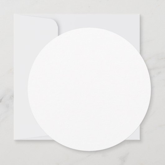 Enkele uitnodiging, Maat: 13,3 x 13,3 cm, Papier: Signature Mat, Enveloppen: Wit (Achterkant)