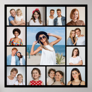 Maak Je Eigen 13 Foto Collage  Poster