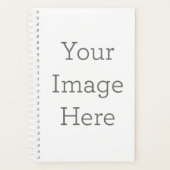 Klein(14 x 21,6 cm), Soft Cover, Wit Spiralen Planner (Voorkant)