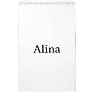 Maak je eigen 17" x 11" enkele pagina medium wit kalender