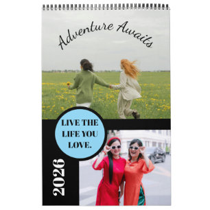 Maak je eigen 2025 foto vrienden reis kalender