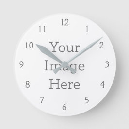 Maak je eigen 20,3 cm acryl wandklok ronde klok