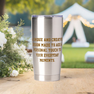 Maak Je Eigen 20 oz Thermische Tumbler Geïsoleerde Drinkbeker