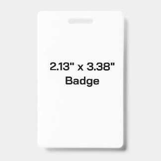 Maak je eigen 2.13" x 3.38" badge