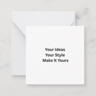 Maak Je Eigen 2.5"x2.5" Notitiekaart Notitiekaartje
