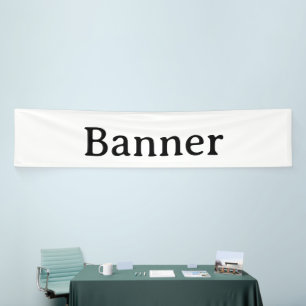 Maak je eigen 2,5' x 12' binnen spandoek