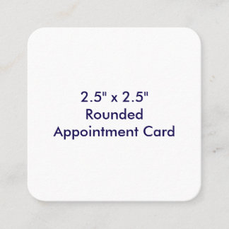 Maak je eigen 2,5" x 2,5" afgerond afsprakenkaartje