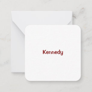 Maak je eigen 2,5" x 2,5" afgeronde notitiekaart notitiekaartje