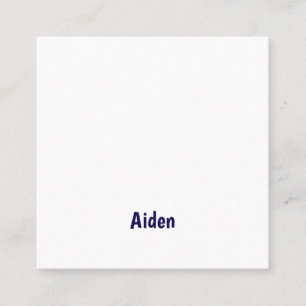 Maak je eigen 2,5" x 2,5" matte visitekaartjes