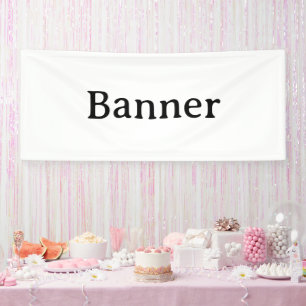 Maak je eigen 2,5' x 6' binnen spandoek