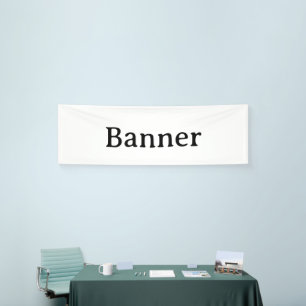 Maak je eigen 2,5' x 8' binnen spandoek