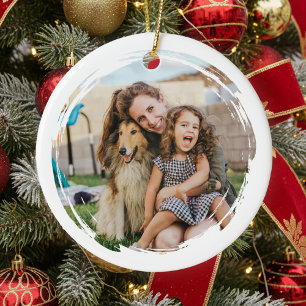 Maak je eigen 2 foto keramisch ornament
