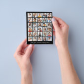 Maak Je Eigen 30 Foto Collage Flyer (Hand)