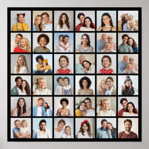 Maak Je Eigen 36 Foto Collage Poster