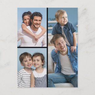 Maak Je Eigen 3 Foto Collage Ansichtkaart Briefkaart